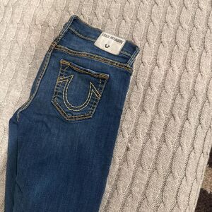 True-religion Women's Navy and Blue Jeans